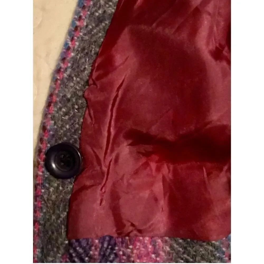 🛍️Jimmy Hourihan 1970s Irish Wool & Made in Ireland Cape/Coat RARE FIND Stunning - Picture 15 of 17